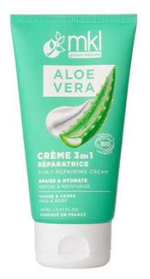 MKL Green Nature Aloe Vera Crème 3en1 Réparatrice Bio 150 ml