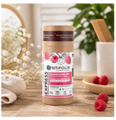 Centifolia Shampoing Sec en Poudre Tous Types de Cheveux Bio 30 g