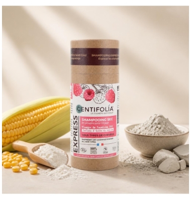 Centifolia Shampoing Sec en Poudre Tous Types de Cheveux Bio 30 g