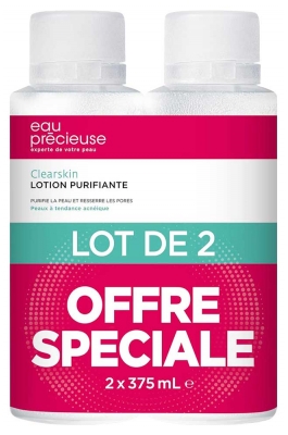 Eau Précieuse Clearskin Lotion Purifiante Lot de 2 x 375 ml