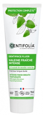 Centifolia Organic Intense Fresh Breath Fluoride Toothpaste 75 ml