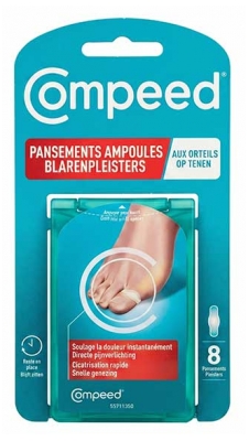 Compeed Plastry na Pęcherze na Palcach u Stóp 8 sztuk
