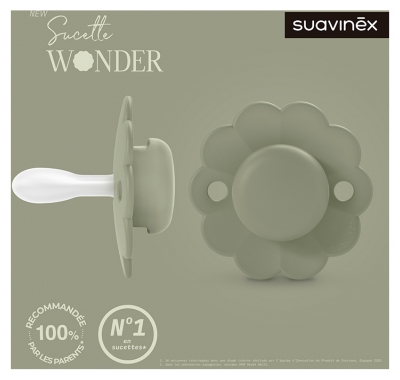 Suavinex Wonder duda s simetrično dudo SX Pro 6 do 18 mesecev - Barva: Zelena živa meja