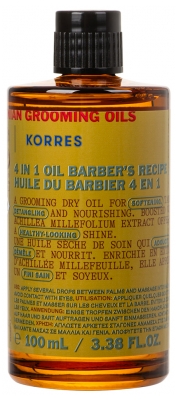 Korres Athenian Grooming Huile du Barbier 4en1 100 ml