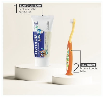 Elgydium Baby Gel Dentifrice Bébé 6 Mois-2 Ans 30 ml