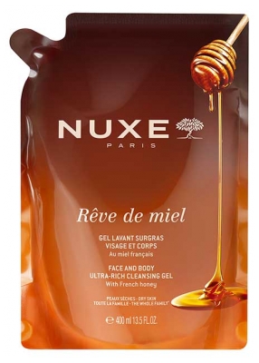 Nuxe Rêve de Miel Gel Lavant Surgras Éco-Recharge 400 ml