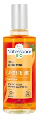 Natessance Huile Bonne Mine Carotte Bio 50 ml