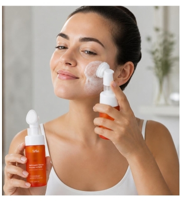 Séfia Łagodny żel oczyszczający ze szczoteczką 120 ml