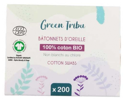 Green Tribu Wattestäbchen 200 Stück