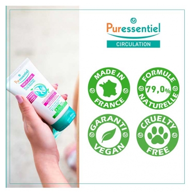Puressentiel Circulation Gel Ultra Frais aux 17 Huiles Essentielles 125 ml