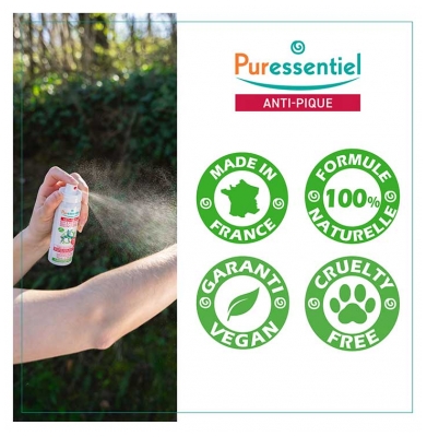Puressentiel Anti-Pique Spray Répulsif + Apaisant 7H Zones Infestées 75 ml