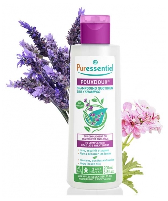 Puressentiel Pouxdoux Shampoing Quotidien Bio 200 ml