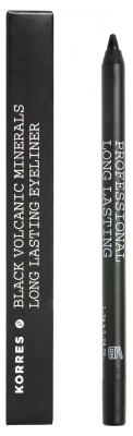 Korres Eyeliner de Longa Duração Minerais Vulcânicos 1,2 g - Cor: 01 : Preto