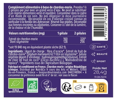 Nutri&Co Le Détox 60 Gélules
