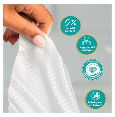 Pampers Aqua Soft Touch 48 Lingettes Bébé
