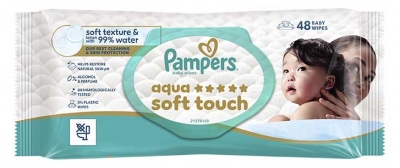 Pampers Aqua Soft Touch 48 vauvanpuhdistuspyyhkettä