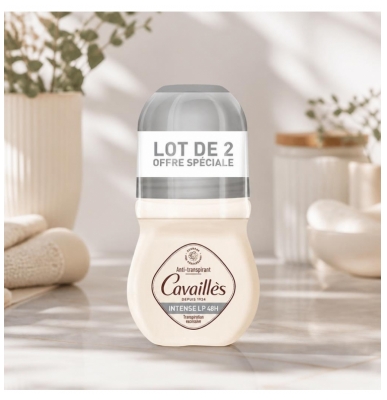 Cavaillès Anti-Transpirant Contrôle 72H Roll-On Lot de 2 x 50 ml