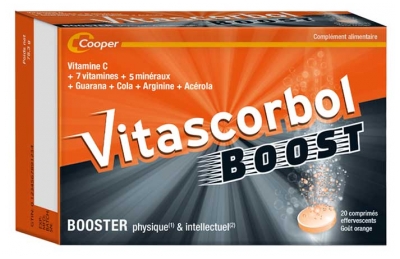 Vitascorbol Boost Booster 20 Comprimidos Efervescentes