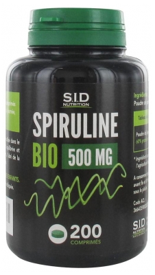 S.I.D Nutrition Spirulina Organica 500 mg 200 Compresse (da consumarsi preferibilmente entro il 30/11/2026)