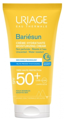 Uriage Bariésun Crema Idratante Protezione Molto Alta SPF50+ Senza Profumo 50 ml (da consumarsi preferibilmente entro il 30/11/2026)