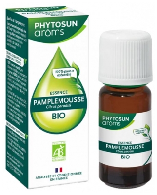 Phytosun Arôms Ulei Esențial de Pomelo (Citrus paradisi) Bio 10 ml (a se consuma de preferință înainte de 30/11/2026)