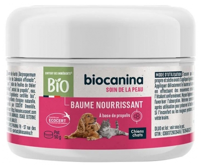 Biocanina Bálsamo Nutritivo Bio 50 g (a consumir de preferência antes de 30/11/2026)
