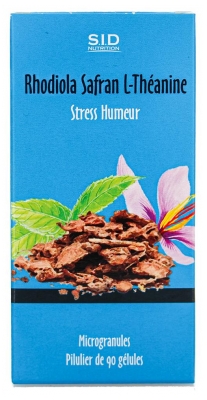 S.I.D Nutrition Rodiola Zafferano L-Teanina Stress Umore 90 Capsule (da consumarsi preferibilmente entro il 30/11/2026)