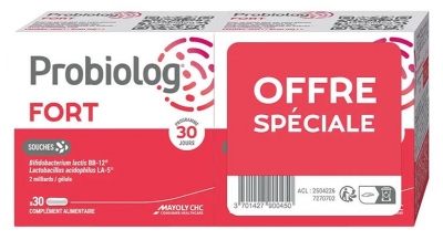 Mayoly Spindler Probiolog Fort Pakkaus 2 x 30 Kapselia (parasta ennen 30/11/2026)