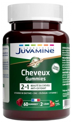 Juvamine Cabelos 2em1 60 Gummies (a consumir de preferência antes de 30/11/2026)