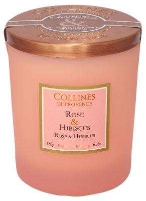 Lumânarea Duo Collines de Provence 180 g - Parfum: Trandafir & Hibiscus
