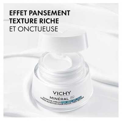 Vichy Minéral 89 Nutrilogie Crème Nutritive Peau Très Sèche 50 ml