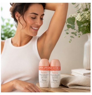 Avène Lichaamsdeodorant 24H Doeltreffendheid Set van 2 x 50 ml