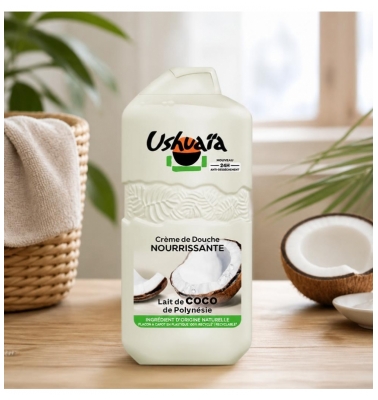 Ushuaïa Voedende Douchecrème Kokosmelk 280 ml
