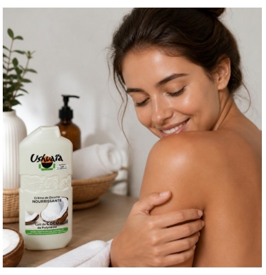 Ushuaïa Voedende Douchecrème Kokosmelk 280 ml