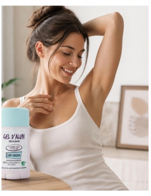 Gel de Pedra Hume (Alúmen) Desodorizante Sem Perfume 50 ml