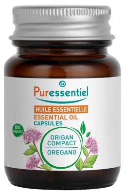 Puressentiel Huile Essentielle Origan Compact (Origanum compactum) Bio 60 Capsules (à consommer de préférence avant le 30/10/2026)