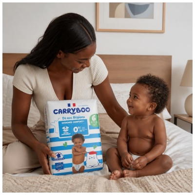 Carryboo De Nos Régions 34 Couches Taille 6 (16-30 kg)