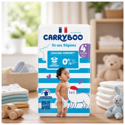 Carryboo De Nos Régions 42 Windeln Größe 4+ (9-20 kg)