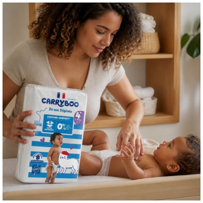 Carryboo De Nos Régions 42 Windeln Größe 4+ (9-20 kg)