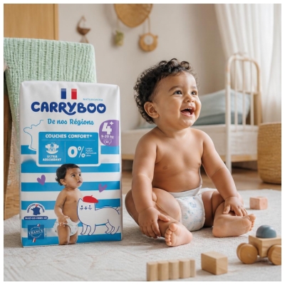 Carryboo De Nos Régions 42 Windeln Größe 4+ (9-20 kg)