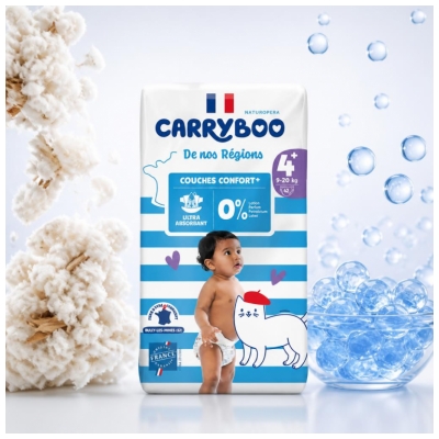 Carryboo De Nos Régions 42 Windeln Größe 4+ (9-20 kg)
