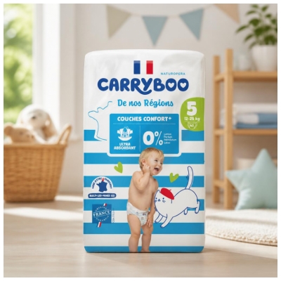 Carryboo De Nos Régions 40 Couches Taille 5 (12-25 kg)