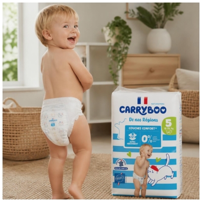 Carryboo De Nos Régions 40 Couches Taille 5 (12-25 kg)