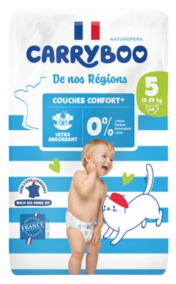 Carryboo De Nos Régions 40 Couches Taille 5 (12-25 kg)