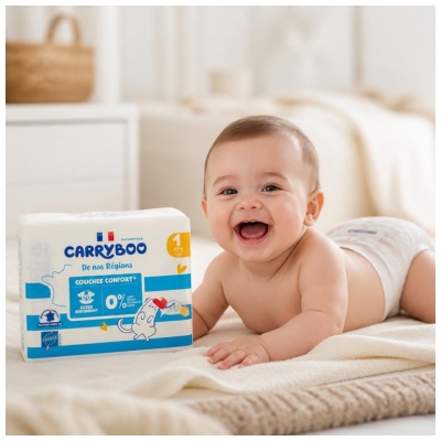 Carryboo De Nos Régions 24 Windeln Größe 1 (2-5 kg)