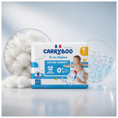 Carryboo De Nos Régions 24 Windeln Größe 1 (2-5 kg)