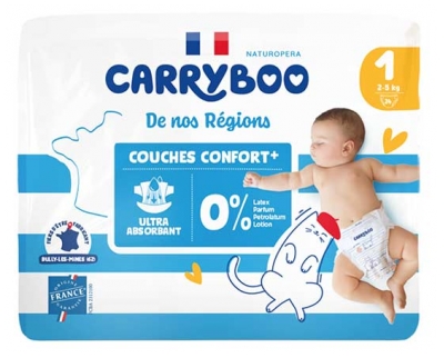 Carryboo De Nos Régions 24 Windeln Größe 1 (2-5 kg)
