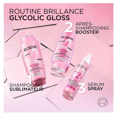 L'Oréal Paris Elseve Glycolic Gloss Routine Cheveux Brillants