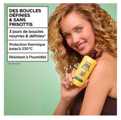 Garnier Ultra Doux Crème de Soin 2en1 Nutrition Bouclante Cheveux Secs Bouclés à Crépus 200 ml