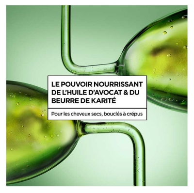 Garnier Ultra Doux Crème de Soin 2en1 Nutrition Bouclante Cheveux Secs Bouclés à Crépus 200 ml